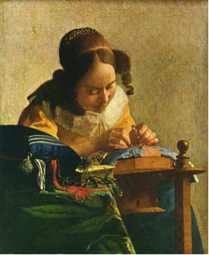 La Dentellière, Johannes Vermeer