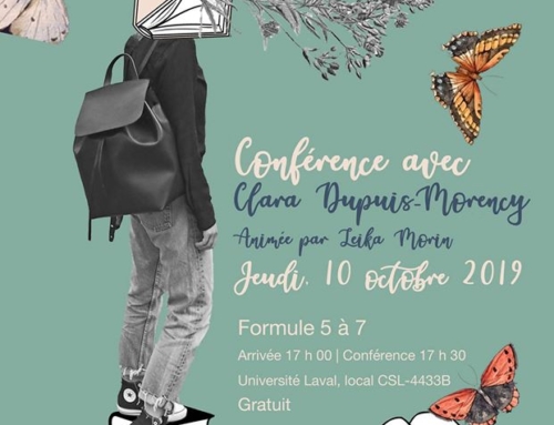 Conférence avec Clara Dupuis-Morency